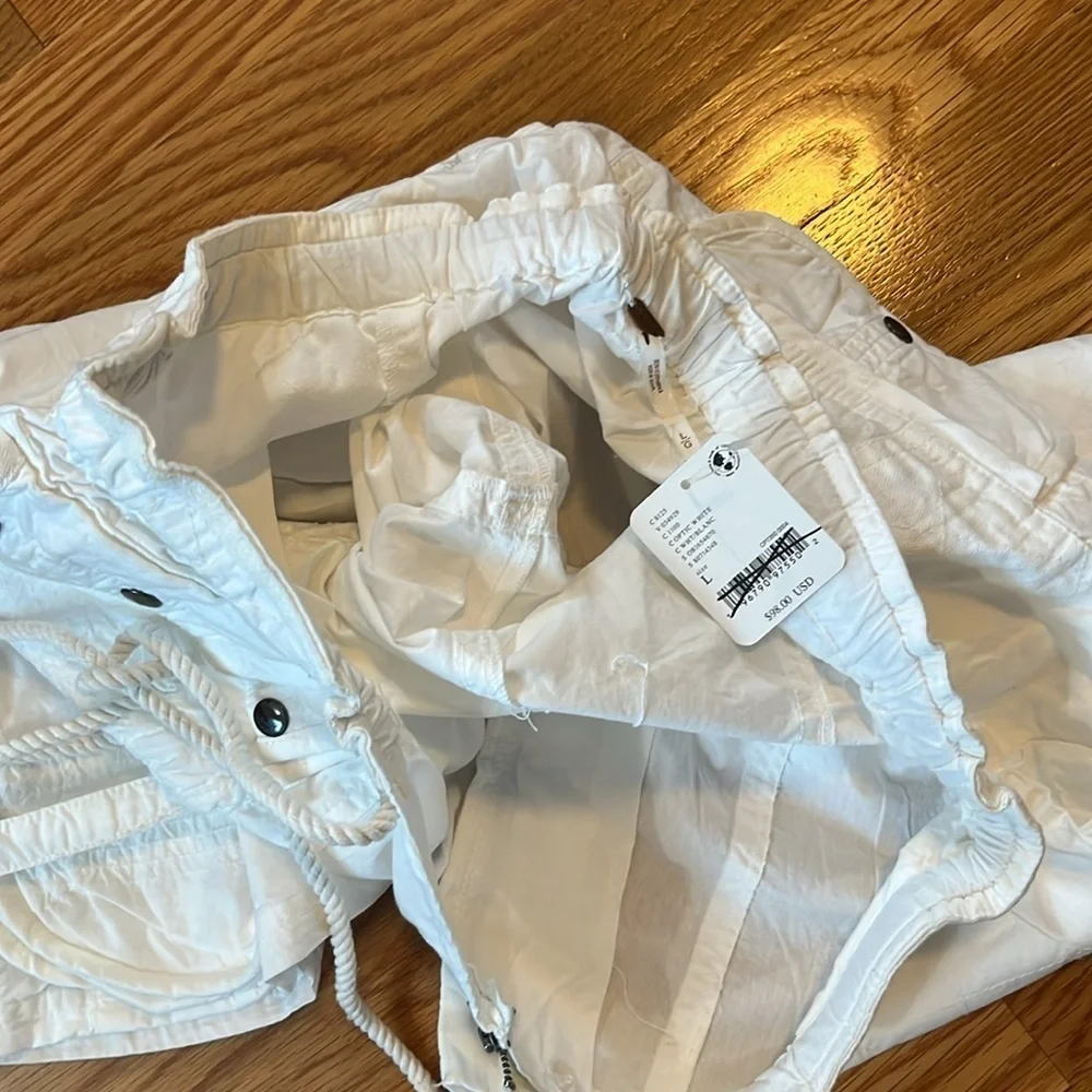 Free People Moon Bay Parachute Shorts Sz Large NWT